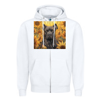 White cane corso Zipper Hoodie - Unal Design