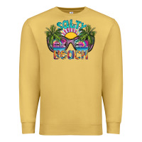 Antique Gold salty beach Premium Sweatshirt - SublimationCraftShop
