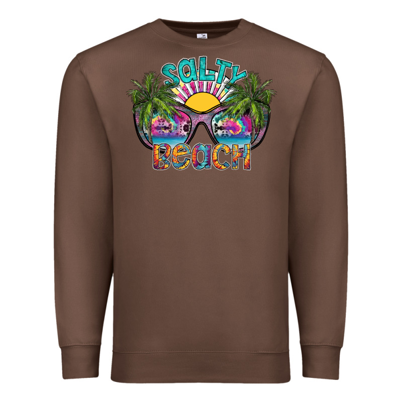 Salty Beach Premium Sweatshirt by SublimationCraftShop | Teevron