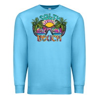 Ocean Blue salty beach Premium Sweatshirt - SublimationCraftShop