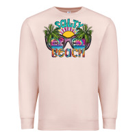 Pale Pink salty beach Premium Sweatshirt - SublimationCraftShop