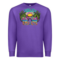 Purple salty beach Premium Sweatshirt - SublimationCraftShop