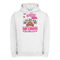 Pigment Lunar Rock As A Aries Girl I Was Born With My Heart On My Sleeve And A Mouth Urban Hoodie - Jasminsmagicworld