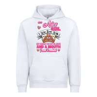 White As A Aries Girl I Was Born With My Heart On My Sleeve And A Mouth Urban Hoodie - Jasminsmagicworld