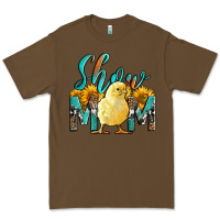 Cacao Western Show Mom Baby Chick Premium Tee - LillyAllenDesigns