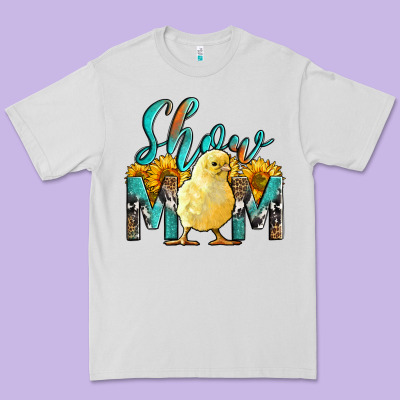 Western Show Mom Baby Chick Premium Tee Designed By Lillyallendesigns