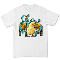White Western Show Mom Baby Chick Premium Tee - LillyAllenDesigns