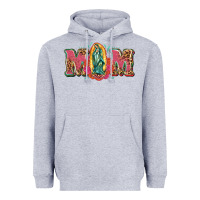 Heather Grey mom mexica Heavyweight Hoodie - texasbilliewilder