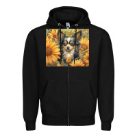Black chihuahua Zipper Hoodie - Unal Design