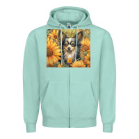 Seafoam chihuahua Zipper Hoodie - Unal Design