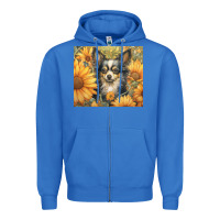 True Royal chihuahua Zipper Hoodie - Unal Design