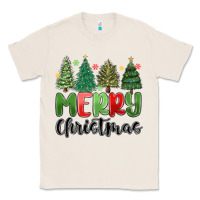 Natural merry christmas trees Classic Tee - MaliasSmallBusiness