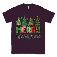 Plum merry christmas trees Classic Tee - MaliasSmallBusiness