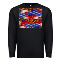 Black 4th of July USA flag leopard 20oz tumbler Premium Sweatshirt - Neo Western