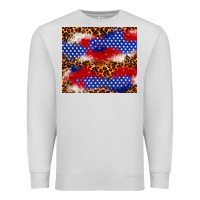 Dove Grey 4th of July USA flag leopard 20oz tumbler Premium Sweatshirt - Neo Western