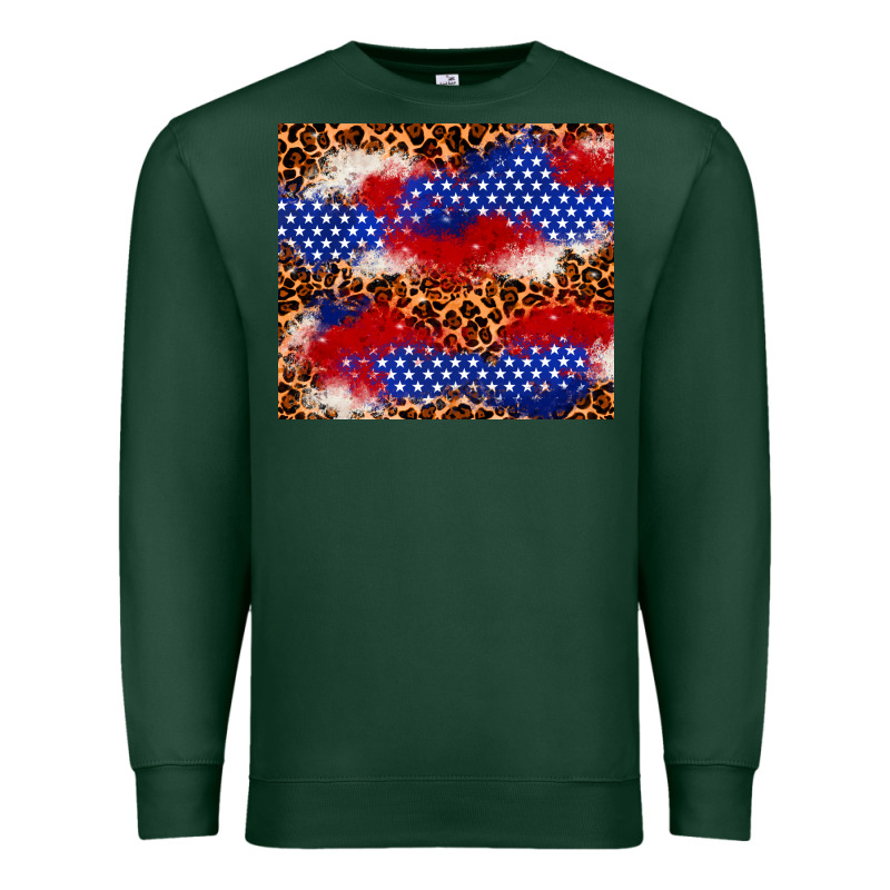 4th Of July Usa Flag Leopard 20oz Tumbler Premium Sweatshirt by Neo Western | Teevron