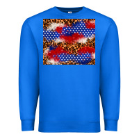 True Royal 4th of July USA flag leopard 20oz tumbler Premium Sweatshirt - Neo Western