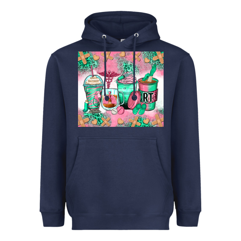 Respiratory Therapist Coffee Cups Heavyweight Hoodie by Zillion Design Studio | Teevron