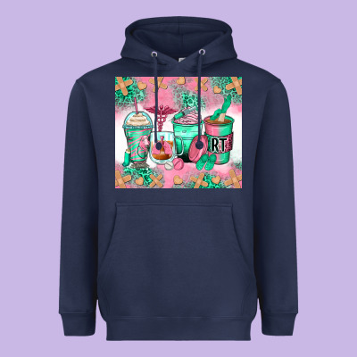 Respiratory Therapist Coffee Cups Heavyweight Hoodie Designed By Zillion Design Studio