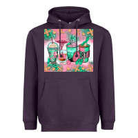 Plum respiratory therapist coffee cups Heavyweight Hoodie - Zillion Design Studio