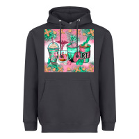 Smoke respiratory therapist coffee cups Heavyweight Hoodie - Zillion Design Studio