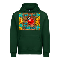 Forest Green just a girl who loves ladybugs Urban Hoodie - LillyAllenDesigns