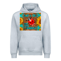 Heather Grey just a girl who loves ladybugs Urban Hoodie - LillyAllenDesigns