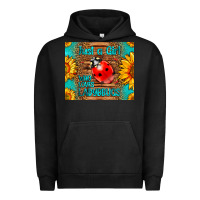 Pigment Black just a girl who loves ladybugs Urban Hoodie - LillyAllenDesigns