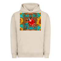 Pigment French Oak just a girl who loves ladybugs Urban Hoodie - LillyAllenDesigns