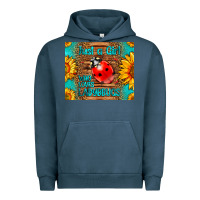 Pigment Midnight Navy just a girl who loves ladybugs Urban Hoodie - LillyAllenDesigns