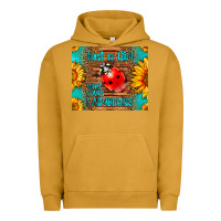 Pigment Peanut Butter just a girl who loves ladybugs Urban Hoodie - LillyAllenDesigns
