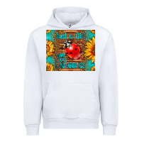 White just a girl who loves ladybugs Urban Hoodie - LillyAllenDesigns