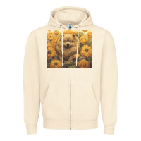 Sandshell chow chow Zipper Hoodie - Unal Design