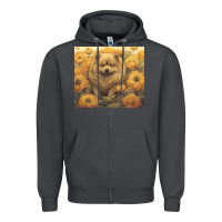 Smoke chow chow Zipper Hoodie - Unal Design