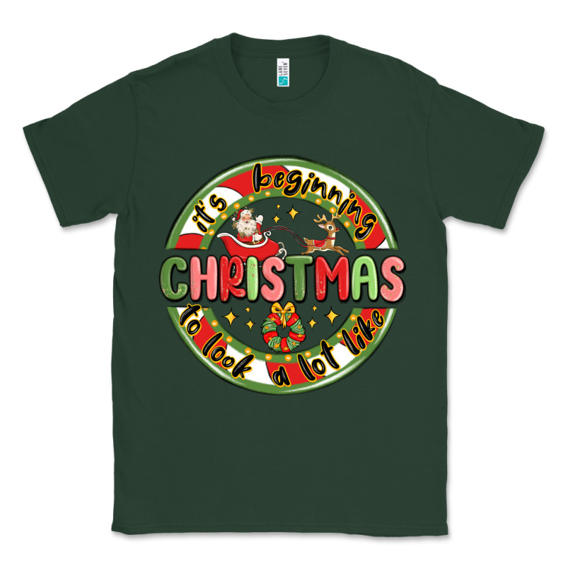 It's Beginning To Look A Lot Like Christmas Classic Tee by MaliasSmallBusiness | Teevron