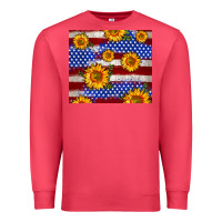 Cardinal 4th of July USA flag sunflower 20oz tumbler Premium Sweatshirt - Neo Western