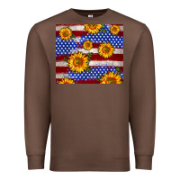 Chestnut 4th of July USA flag sunflower 20oz tumbler Premium Sweatshirt - Neo Western