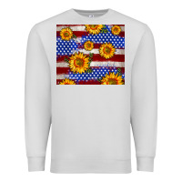 Dove Grey 4th of July USA flag sunflower 20oz tumbler Premium Sweatshirt - Neo Western