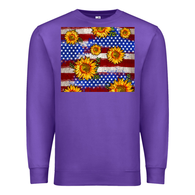 4th Of July Usa Flag Sunflower 20oz Tumbler Premium Sweatshirt by Neo Western | Teevron
