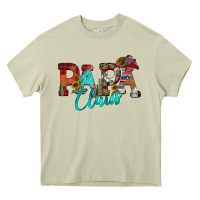 Mossy Papa Claus Heavy Core Tee - CowhideDigitalArt