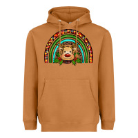 Meerkat reindeer rainbow christmas Heavyweight Hoodie - RanaPortraitStore
