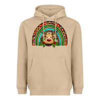 Mushroom reindeer rainbow christmas Heavyweight Hoodie - RanaPortraitStore