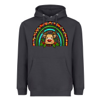 Smoke reindeer rainbow christmas Heavyweight Hoodie - RanaPortraitStore