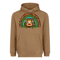 Toasted Coconut reindeer rainbow christmas Heavyweight Hoodie - RanaPortraitStore