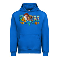 Cobalt Western Farm Life Rooster Head Urban Hoodie - LillyAllenDesigns