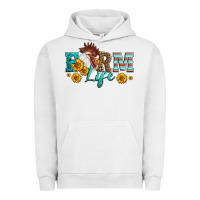 Pigment Lunar Rock Western Farm Life Rooster Head Urban Hoodie - LillyAllenDesigns