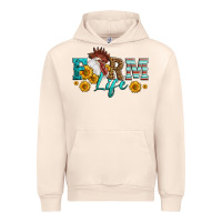 Sandshell Western Farm Life Rooster Head Urban Hoodie - LillyAllenDesigns