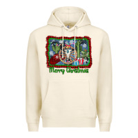 Tofu merry christmas western bull skull Premium Hoodie - AdoDesignShop