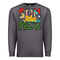 Charcoal Heather summer time Premium Sweatshirt - SublimationCraftShop