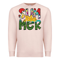Pale Pink summer time Premium Sweatshirt - SublimationCraftShop